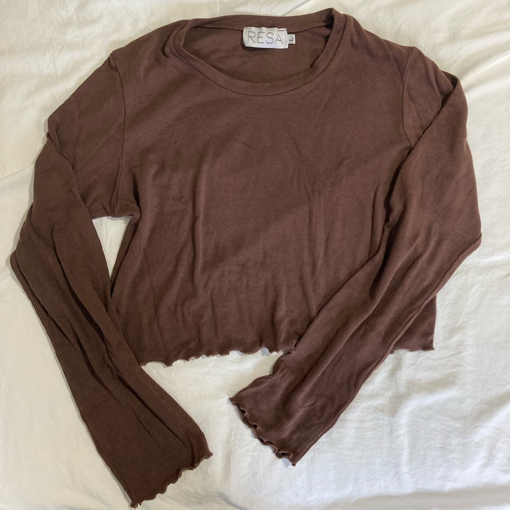 RESA Knit long sleeve shirt large